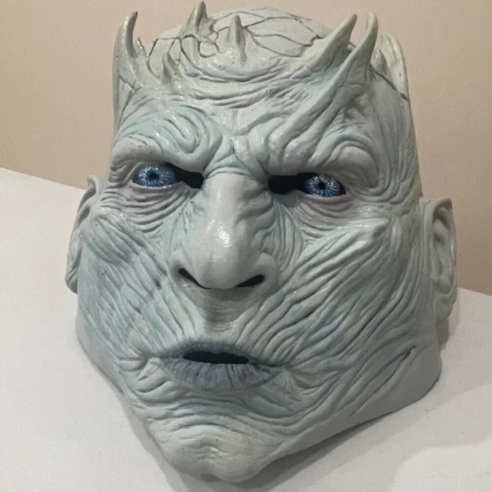 GAME OF THRONES NIGHT KING LATEX MASK ADULT SIZE‎ REALISTIC GOTHIC COLLECTIBLE